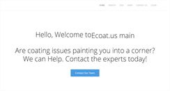Desktop Screenshot of ecoat.us