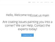 Tablet Screenshot of ecoat.us
